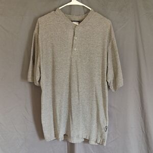Joe Boxer Light Gray Casual Button Down Shirt